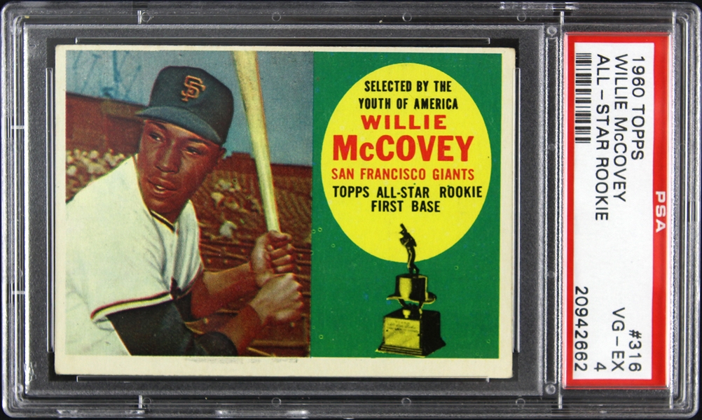 1960 Willie McCovey San Francisco Giants #316 Card (PSA 4)