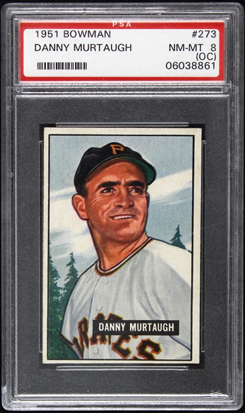 1951 Danny Murtaugh Bowman #273 Card (NR-MT 8 OC)