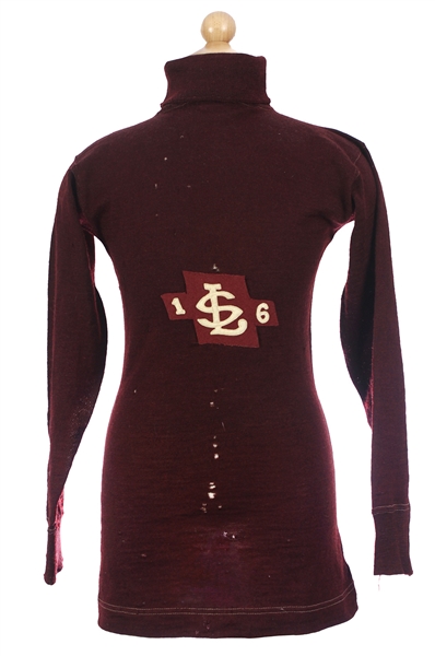 1910 circa St. Louis Turtleneck and Long Sleeve Football Jersey