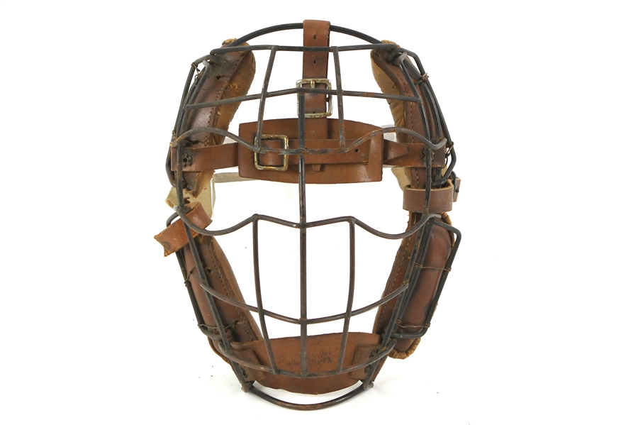 1910s-20s Lenox Game Worn Catchers Mask (MEARS LOA)