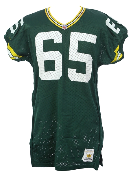 1991 Ron Hallstrom Green Bay Packers Home Jersey (MEARS LOA)
