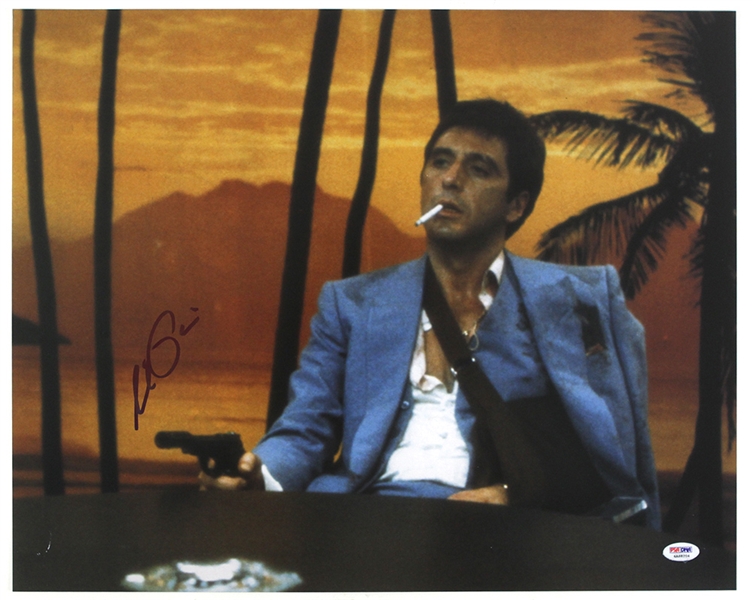 2000s Al Pacino Scarface Signed 16" x 20" Photo (PSA/DNA)