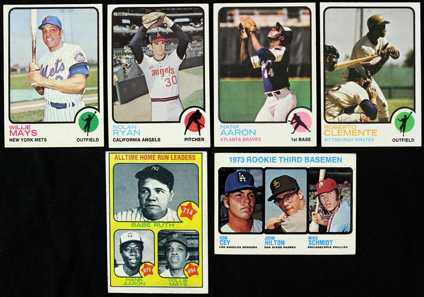 1973 Topps Baseball Trading Cards Complete Set (684/684) w/ Team Checklists