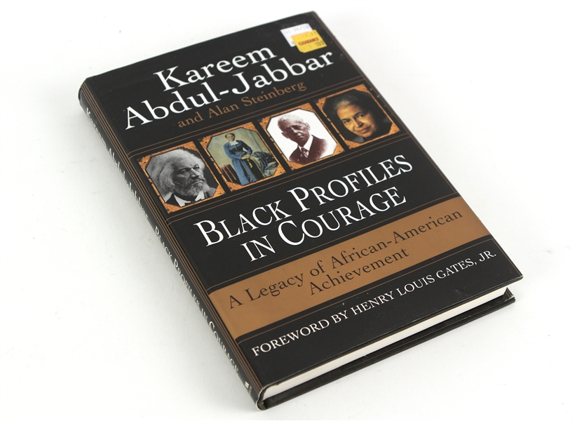1996 Kareem Abdul Jabbar Black Profiles In History Signed Book (JSA)