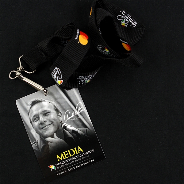 2017 (March 13-19) Arnold Palmer Invitational Media Pass Badge