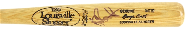 1980-83 George Brett Kansas City Royals Signed Louisville Slugger Professional Model Bat (MEARS A5 & PSA/DNA)