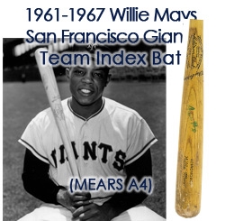 1961-67 Willie Mays San Francisco Giants Adirondack Professional Model Bat (MEARS A4 & PSA/DNA)