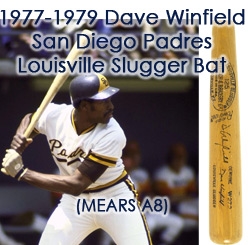 1977-79 Dave Winfield San Diego Padres Signed H&B Louisville Slugger Professional Model Bat (MEARS A8/JSA)