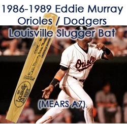 1986-89 Eddie Murray / Los Angeles Dodgers Signed Louisville Slugger Professional Model Game Used Bat (MEARS A7/JSA)