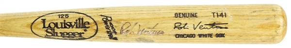 1991-97 Robin Ventura Chicago White Sox Signed Louisville Slugger Professional Model Game Used Bat (MEARS LOA/JSA)