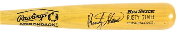 1983-85 Rusty Staub New York Mets Signed Rawlings Adirondack Professional Model Bat (MEARS LOA/JSA)