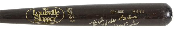1990 Joe Carter San Diego Padres Signed Louisville Slugger Professional Model Bat (MEARS LOA/JSA)