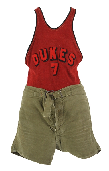 1920s Dukes Basketball Jersey & Shorts (Complete Uniform)