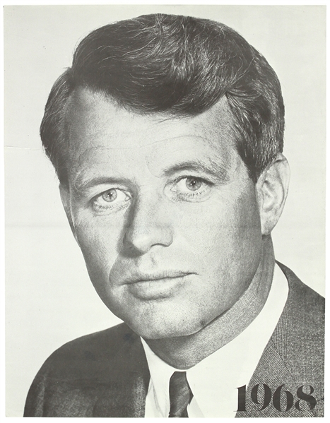 1968 Robert Kennedy For President Campaign 17”x22” Poster