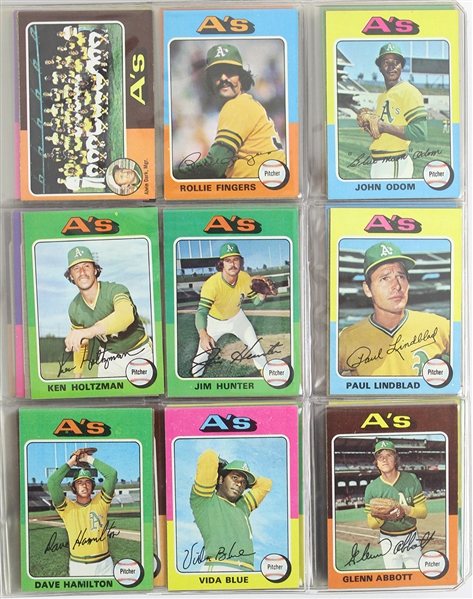 1975 High Grade Topps Complete Baseball Card Set (660/660) Fresh To The Hobby