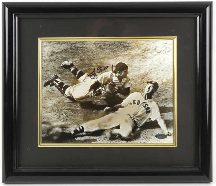 1950-60s Yogi Berra New York Yankees Signed 13"x15" Framed Photo (JSA)