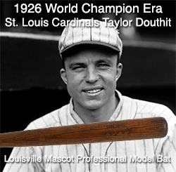 1920s Taylor L. Douthit St. Louis Cardinals World Series Era Louisville Mascot Professional Model Bat(MEARS LOA)