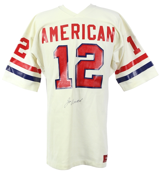 1970s Joe Namath Signed AFC Pro Bowl Jersey (MEARS LOA/JSA)