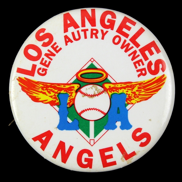 1970s Los Angeles Angels 1 ¾” Pin Gene Autry
