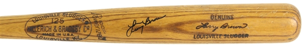 1973-74 Larry Brown Louisville Slugger Professional Model Game Bat (MEARS LOA/JSA)