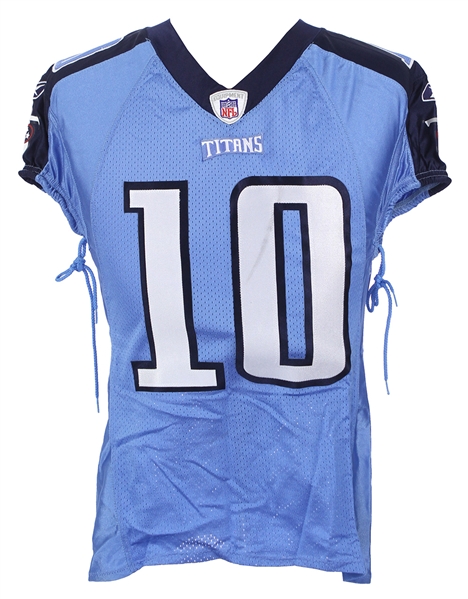 2006 Vince Young Tennessee Titans Game Jersey (MEARS A5)