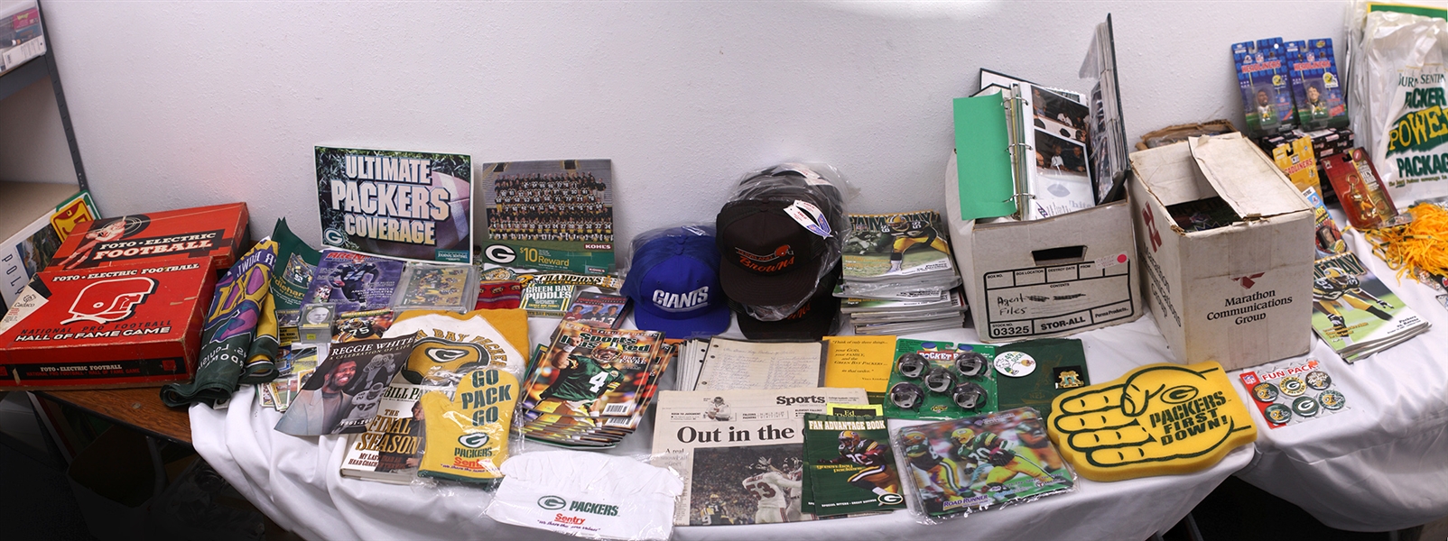 1980s – 2000s Green Bay Packers and Football Memorabilia (Lot of 250+)