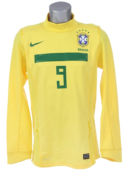 2011 Alexandre Pato Brazil National Soccer Team Copa America Jersey (MEARS LOA)