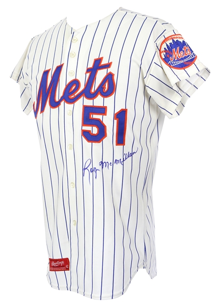 1974 Roy McMillan New York Mets Autographed Game Worn Jersey (MEARS LOA/JSA)