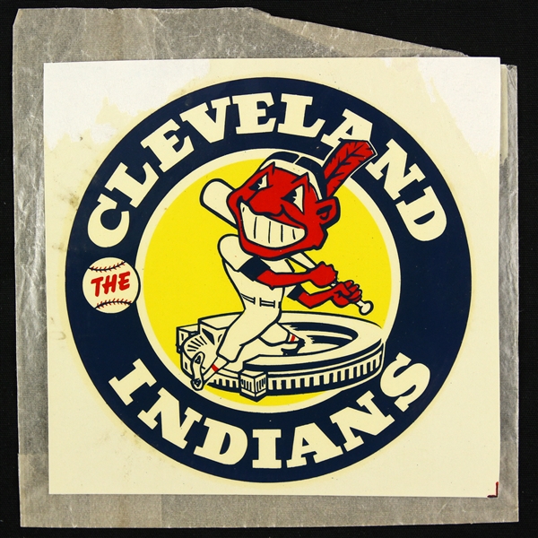 1960s Cleveland Indians Decal Sticker 