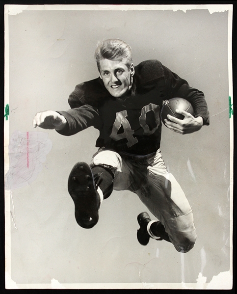 1949-1957 Elroy Hirsch Los Angeles Rams 8" x 10" B&W Photo