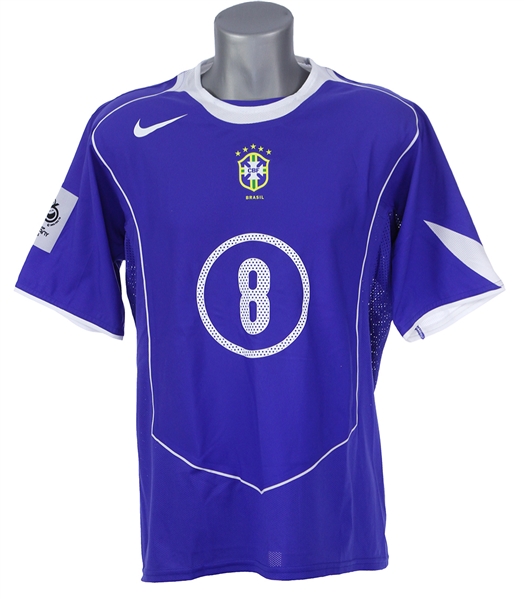 2004 Kaka Brazil National Soccer Team World Cup Qualifier Jersey (MEARS LOA)