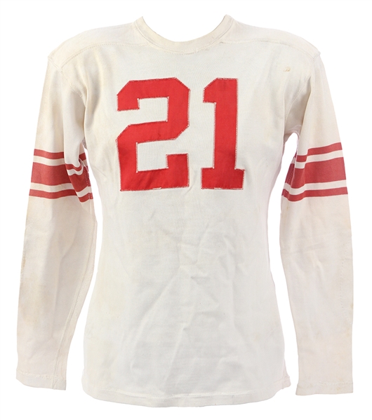 1946-1948 Dutch Elston San Francisco 49ers Game Worn Jersey (MEARS LOA)