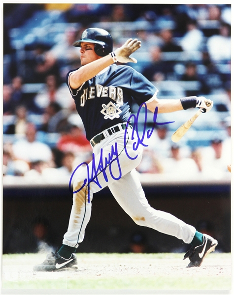 2005-2006 Jeff Cirillo Milwaukee Brewers Signed 8"x 10" (MEARS LOA)