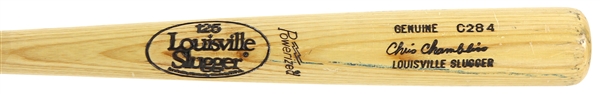 1983-85 Chris Chambliss Atlanta Braves Louisville Slugger Professional Model Bat (MEARS LOA)