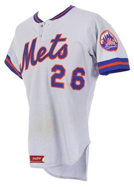 1980 Ray Burris New York Mets Game Worn Jersey (MEARS LOA)