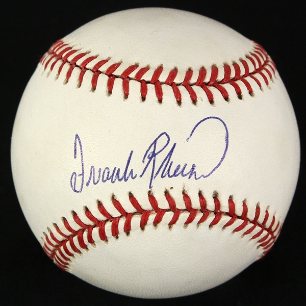 1989-1994 Frank Robinson Autographed OBNL Baseball *JSA*