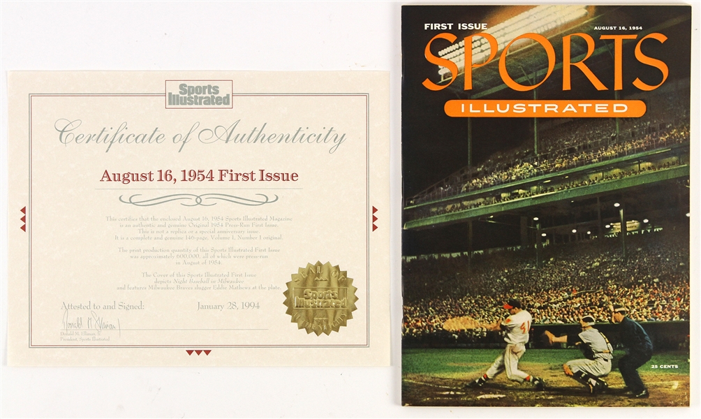 1954 Sport Illustrated Magazine First Issue 
