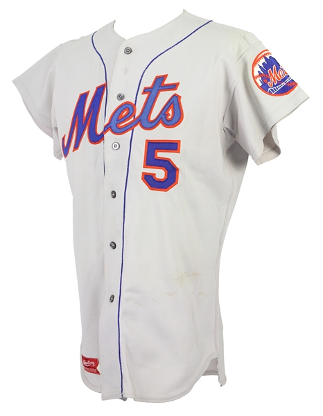 1975 Mike Phillips New York Mets Game Worn Jersey (MEARS LOA)