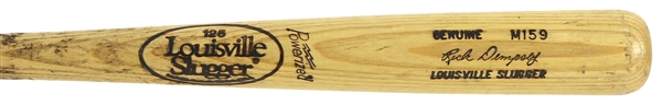 1983-85 Rick Dempsey Baltimore Orioles Louisville Slugger Professional Model Game Used Bat (MEARS LOA)