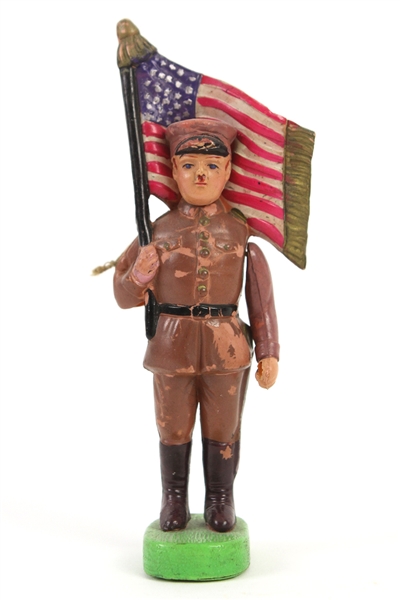 1917-1918 WWI Plastic 6" Toy Soldier
