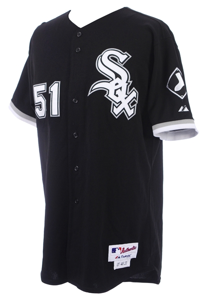2007 Andy Sisco Chicago White Sox Game Worn Alternate Jersey (MEARS LOA)