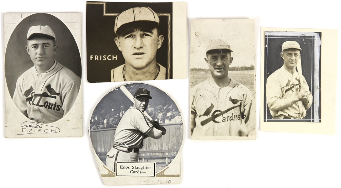 1920s-1930s Frankie Frisch / Enos Slaughter St. Louis Cardinals Photos (Sporting News Collection)