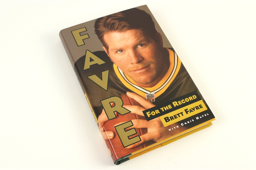 1997 Brett Favre Green Bay Packers Signed "For the Record" Book (JSA)