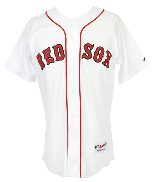 2007-11 Dustin Pedroia Boston Red Sox Signed Home Jersey (JSA) 