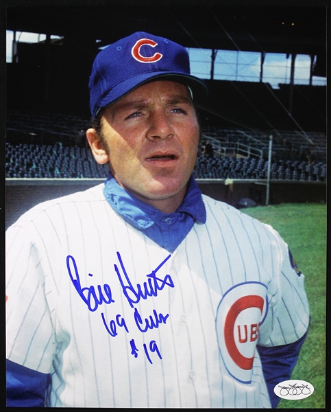 1969 Bill Heath Chicago Cubs Autographed 8x10 Photo (JSA)