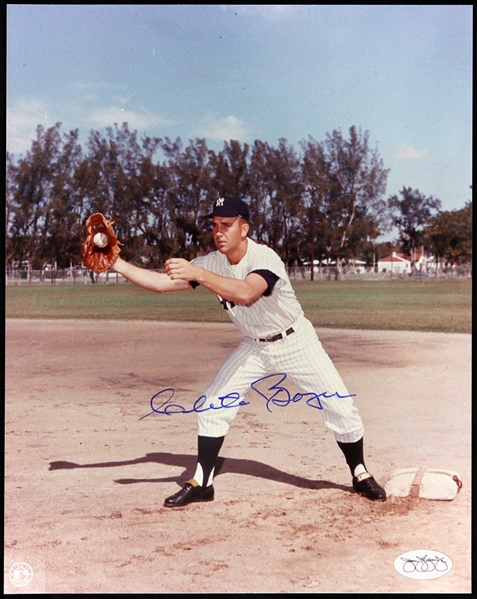 1959-1966 Clete Boyer New York Yankees Signed 8"x 10" Photo *JSA*