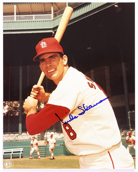 1962-1970 Mike Shannon St. Louis Cardinals Signed 8"x 10" Photo (MEARS LOA)