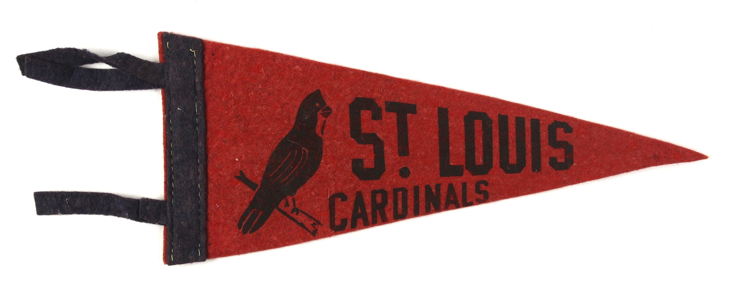 1940s St. Louis Cardinals 9" Mini Pennant 