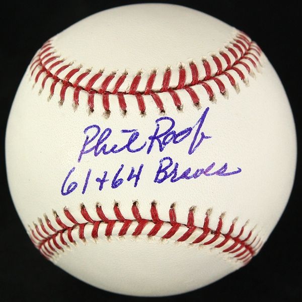 2000-2015 Phil Roof Autographed OMLB Baseball (JSA)