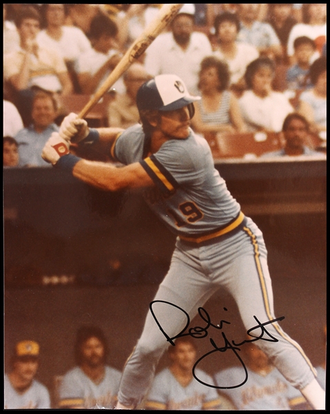 1974-1993 Robin Yount Milwaukee Brewers Signed 8"x 10" Photo (JSA)
